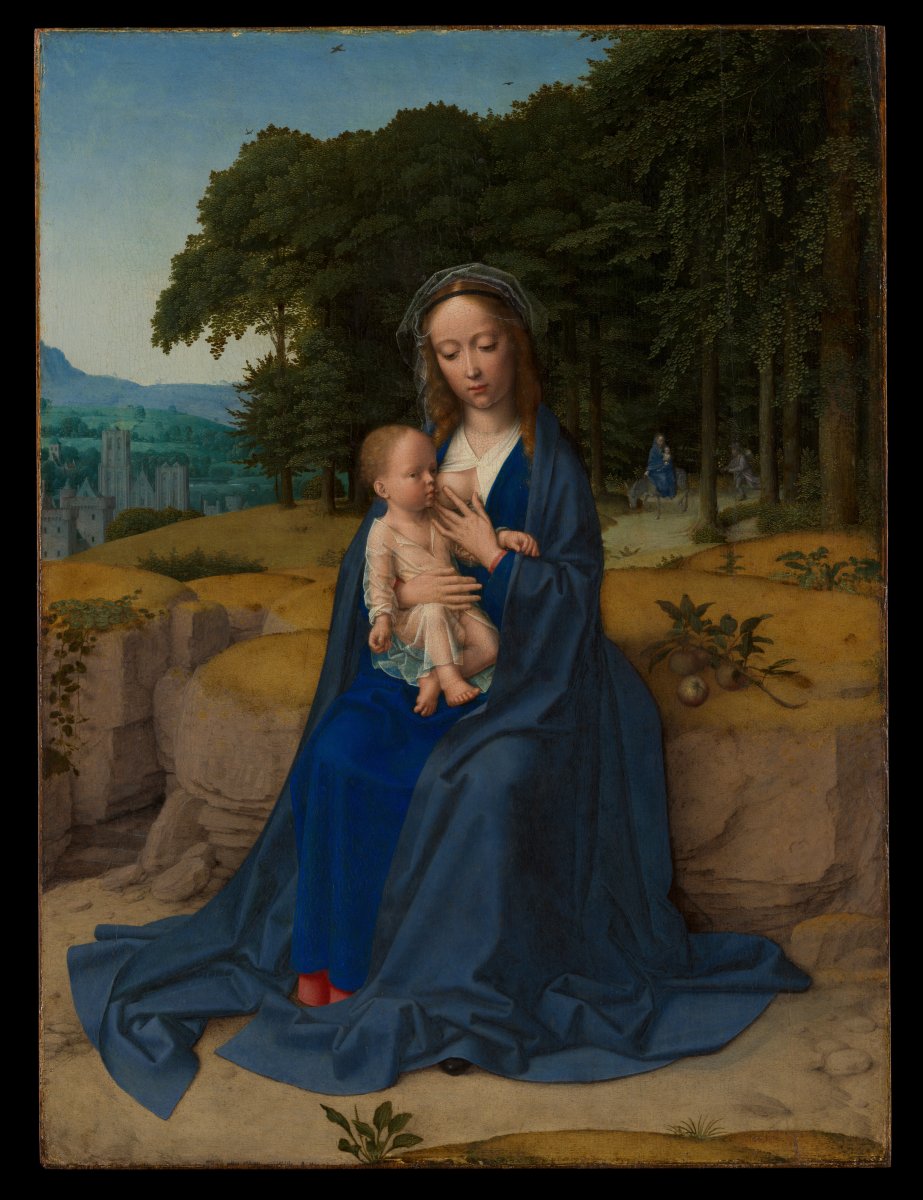 The Rest on the Flight into Egypt von Gerard David