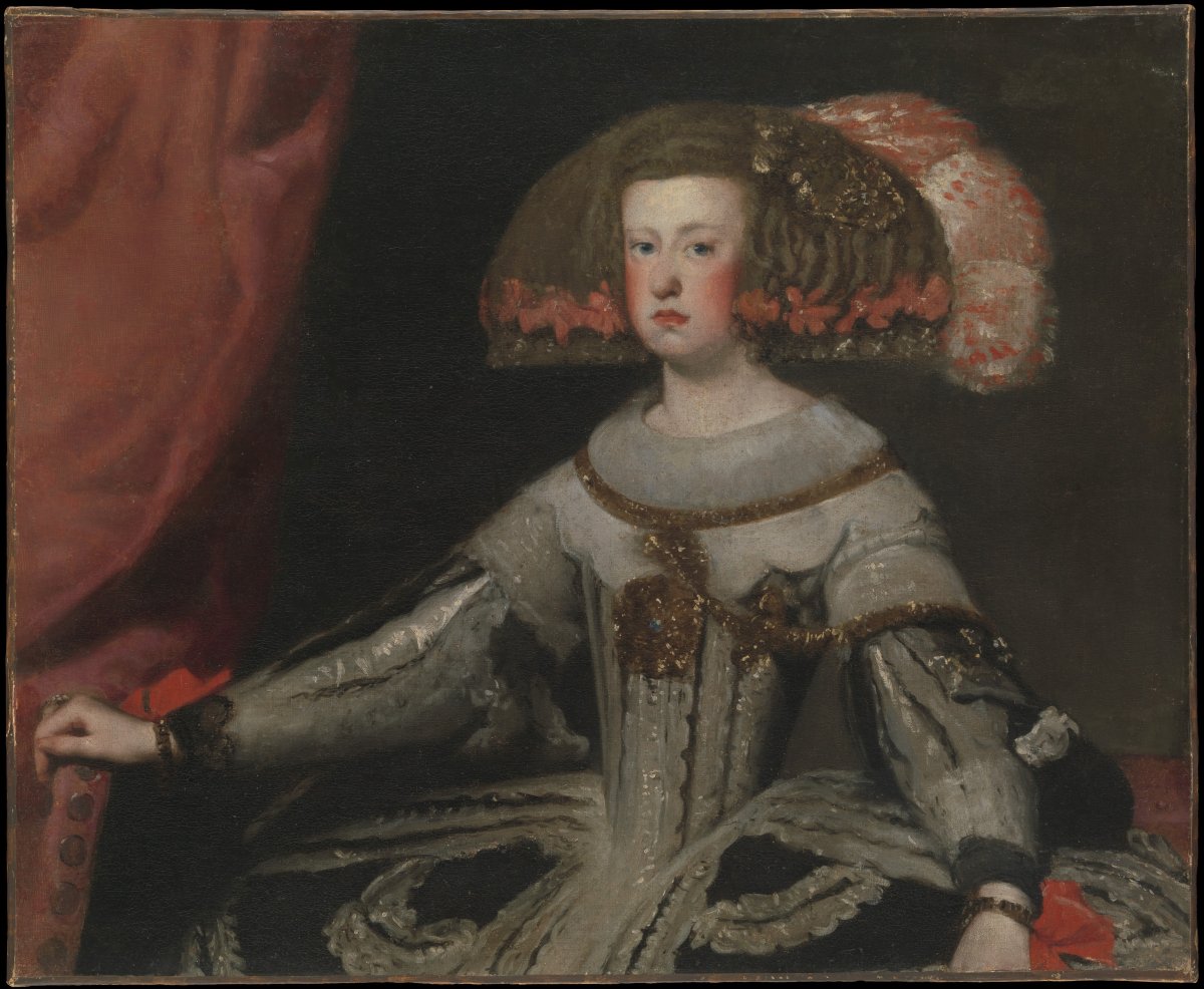 Mariana of Austria (1634–1696), Queen of Spain von Velázquez