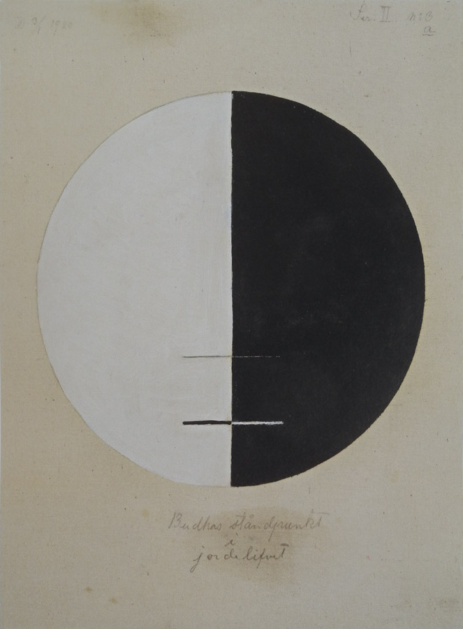 12 hilma af klint, buddha's standpoint, 1920 von Hilma af Klint