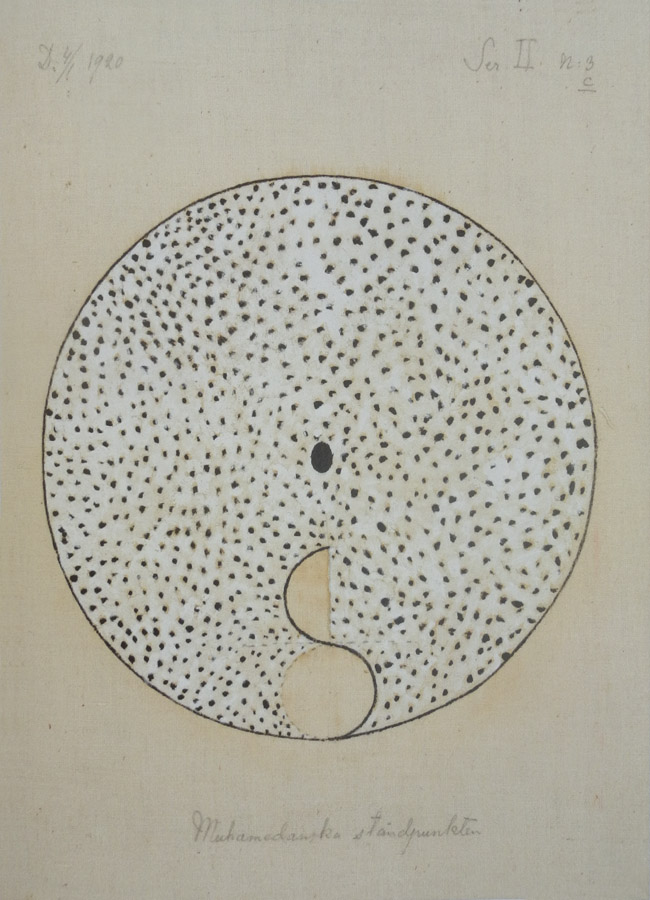 13hilma af klint, the mohammedan standpoint, 1920 von Hilma af Klint