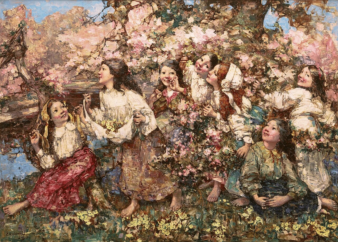 A Spring Roundelay von Edward Atkinson Hornel