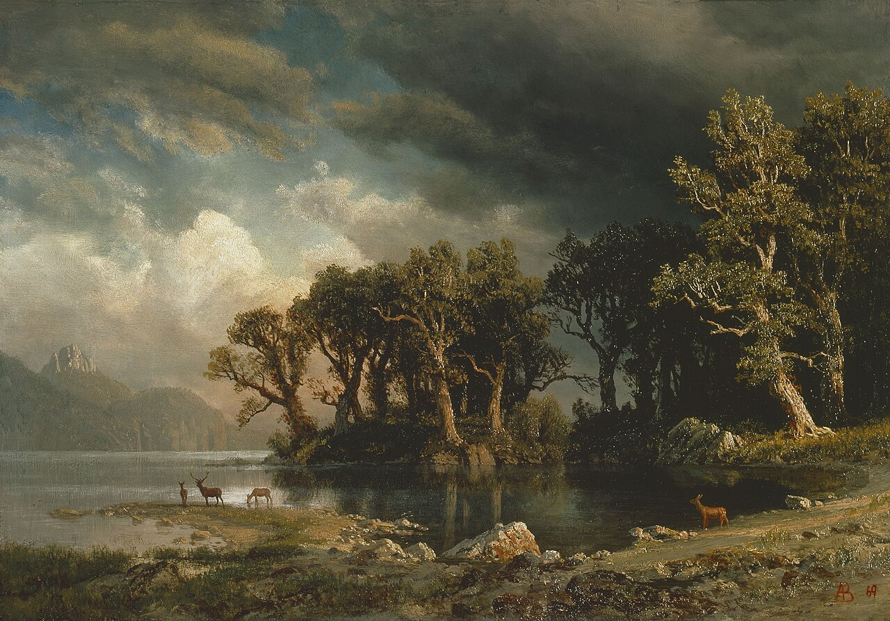 The coming storm von Albert Bierstadt