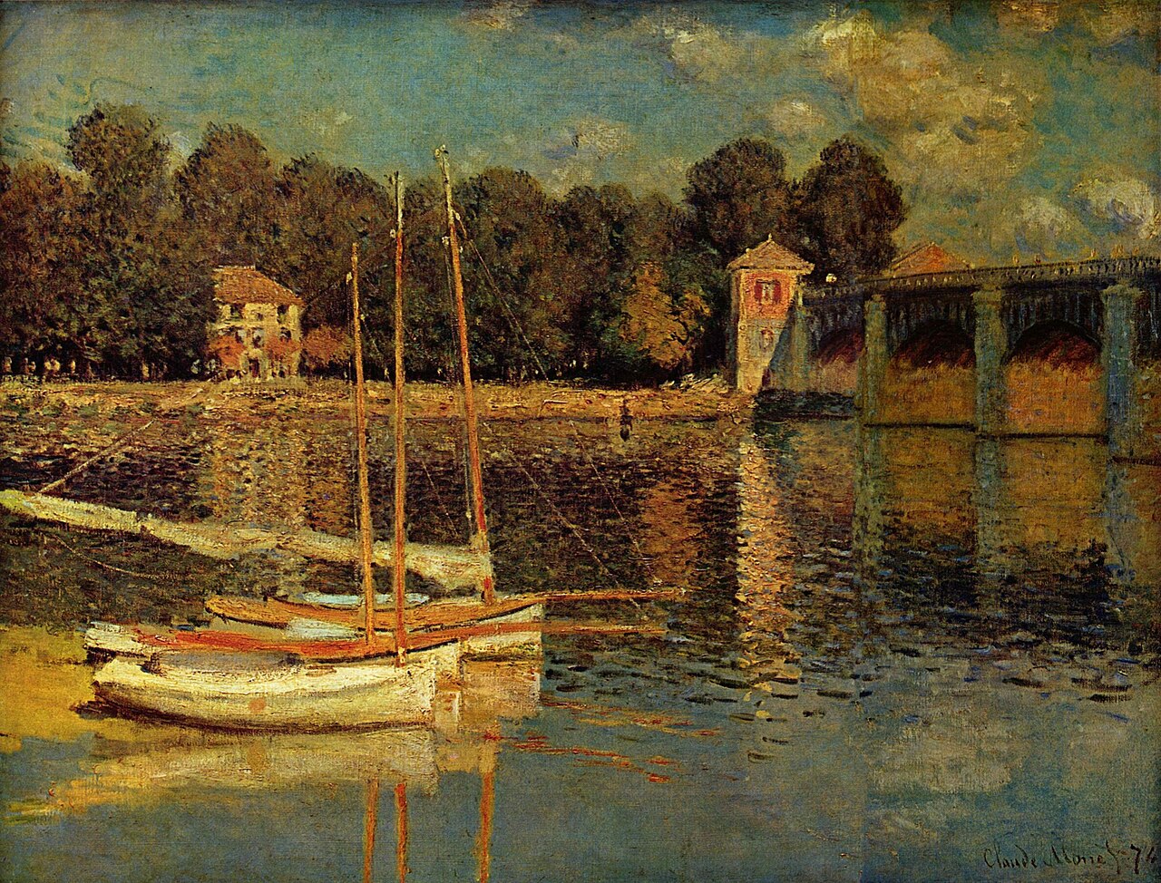 Brücke von Argenteuil von Claude Monet