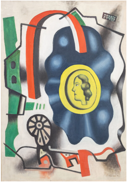 Composition au camée jaune - Fernand Léger von Fernand Léger