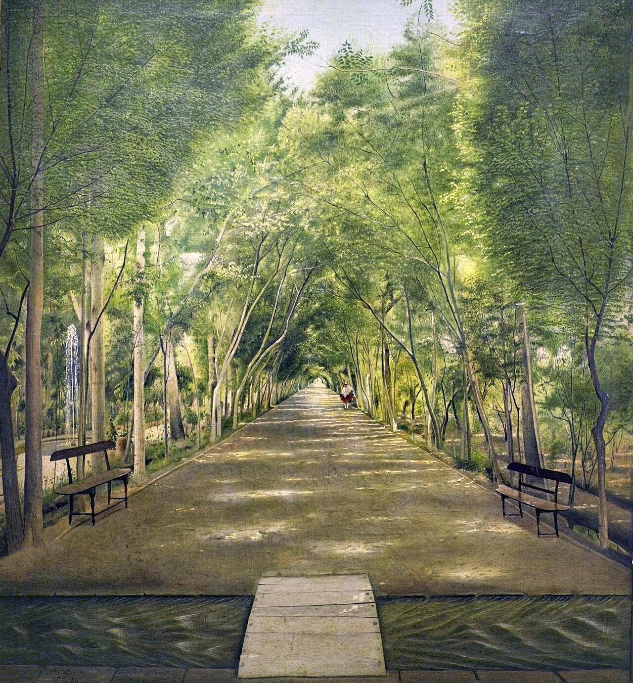 The Doshan Tappeh Street von Kamal-ol-molk
