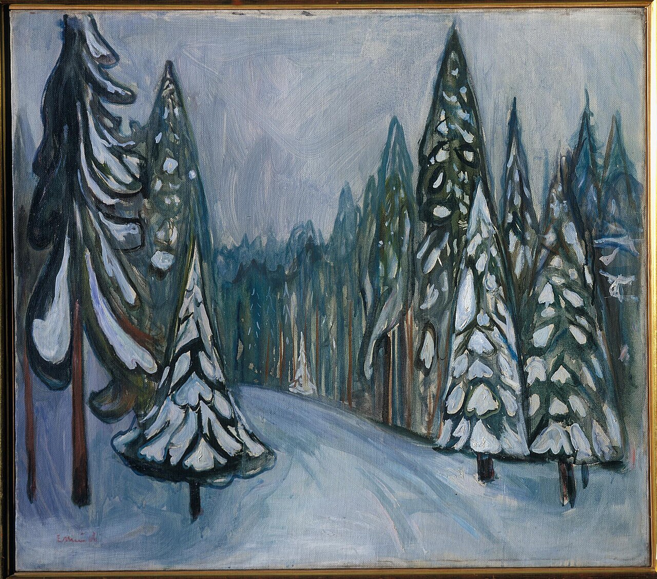 New Snow von Edvard Munch