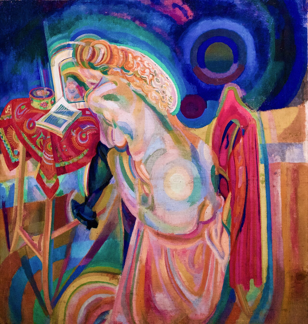 Femme Nue Lisant (1915-1916) - Robert Delaunay (1885-1941) von Pedro Ribeiro Simões from Lisboa, Portugal