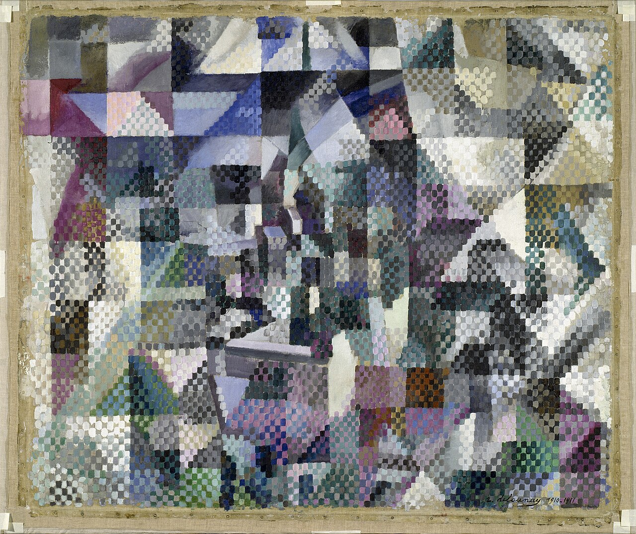Window on the City No. 3. von Robert Delaunay