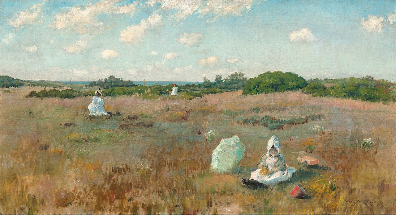 Gathering Autumn Flowers von William Merritt Chase