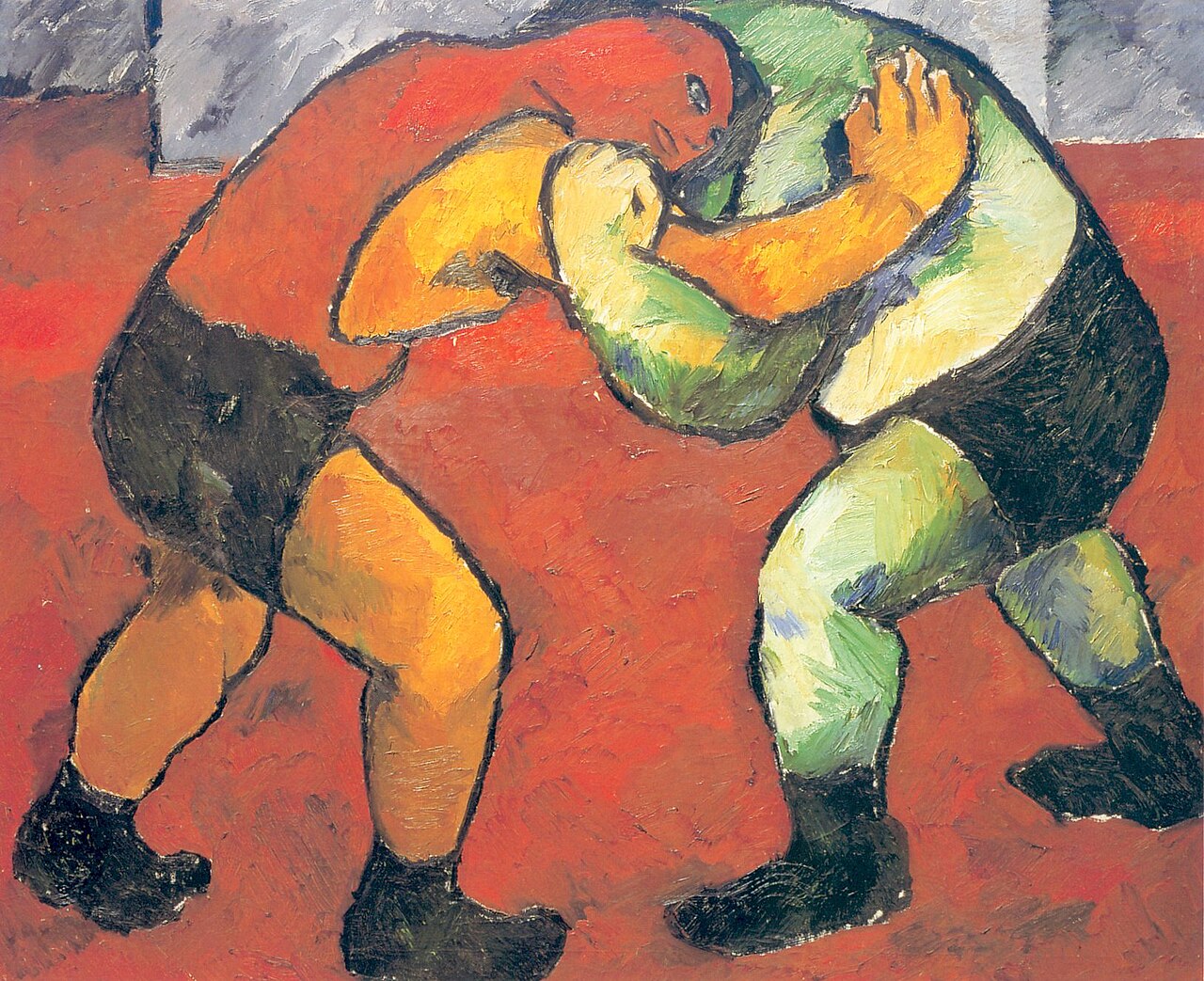 Wrestler von Natalia Goncharova