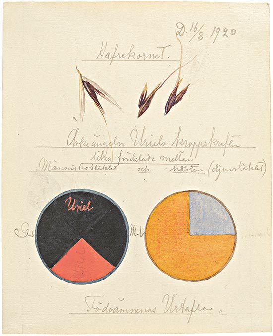Hilma af Klint - 1920 - Oats, A Work on Cereals von Hilma af Klint