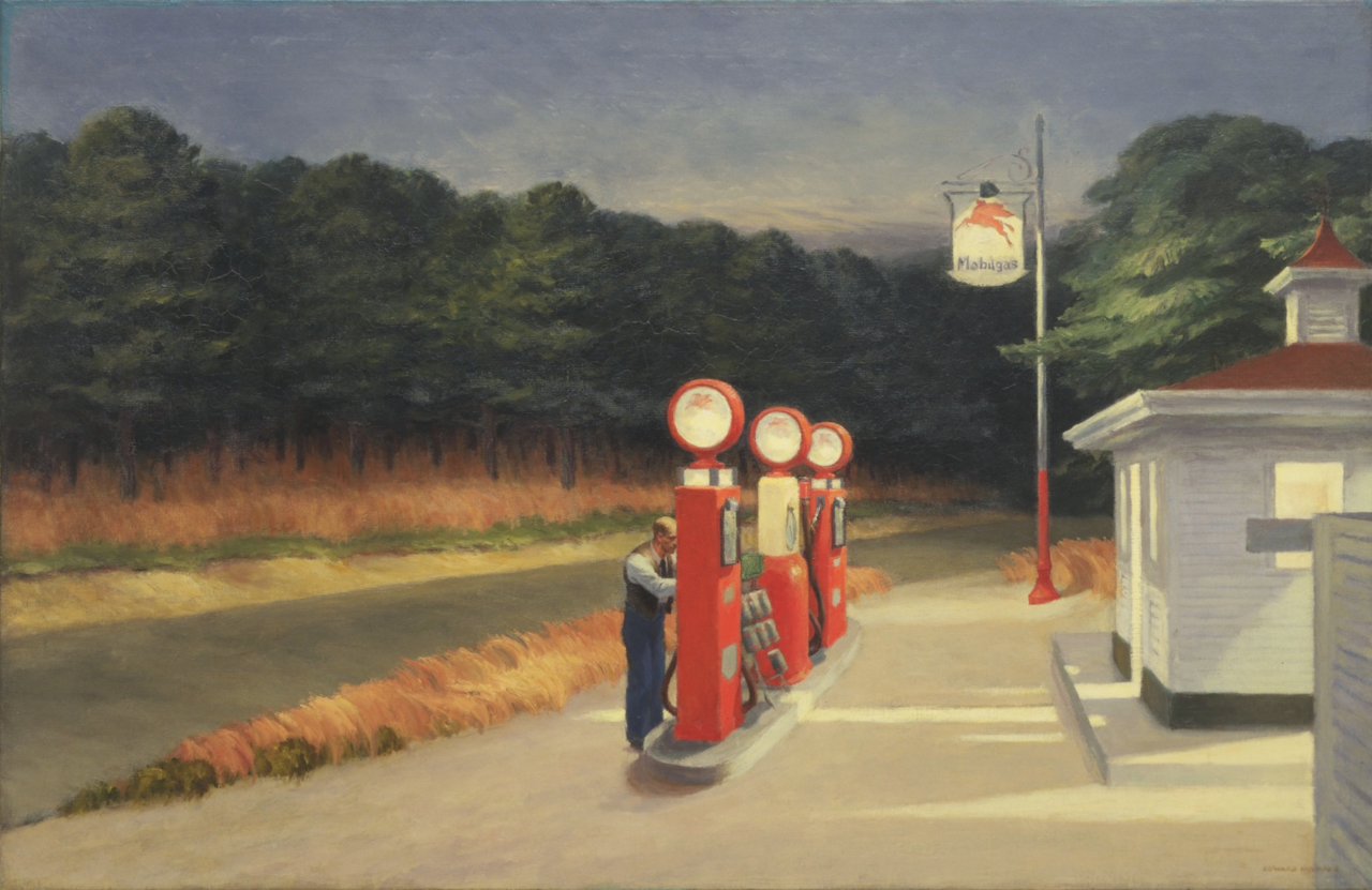 Gas von Edward Hopper