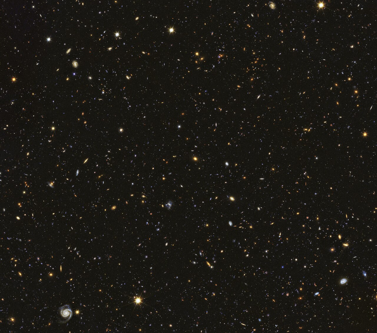 Hubble contributes to painting a picture of the evolving Universe GOODS North Field von ESA/Hubble & NASA