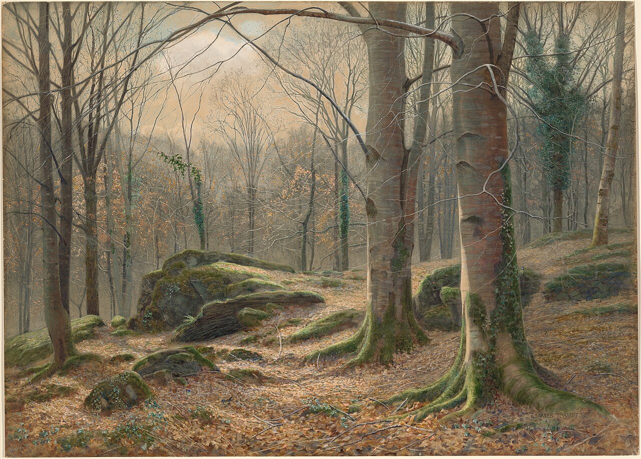 A Winter Morning, Hoar Frost Melting von James Thomas Watts
