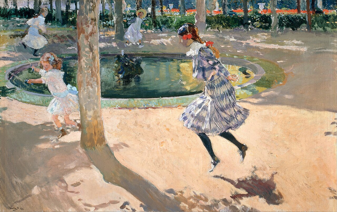 The Skipping Rope von Joaquín Sorolla