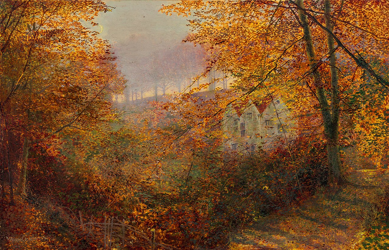 A House in a Clearing von John Atkinson Grimshaw