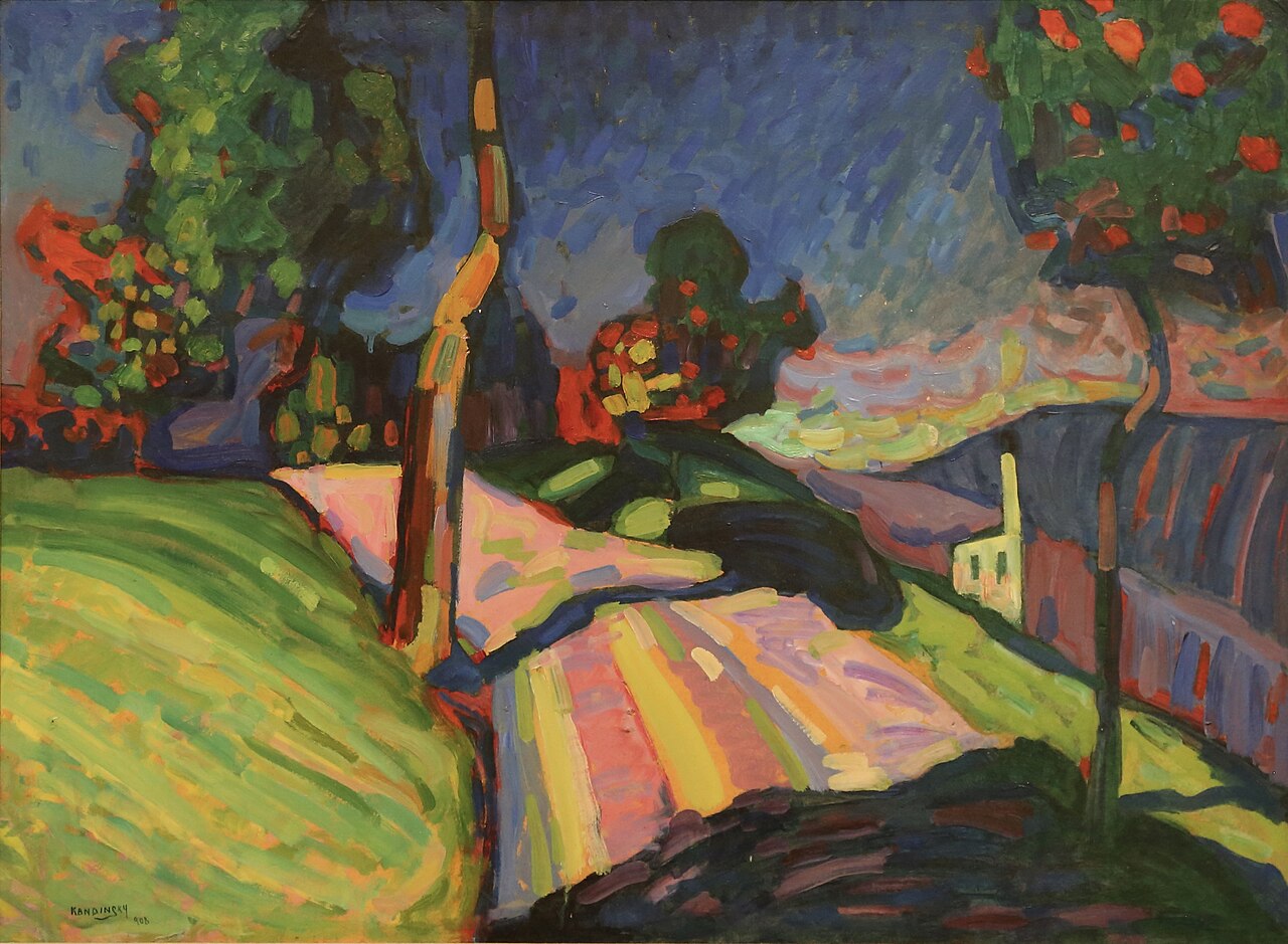 Kohlburger Street in Murnau by Wassily Kandinsky (1866-1944) von Paradise Chronicle