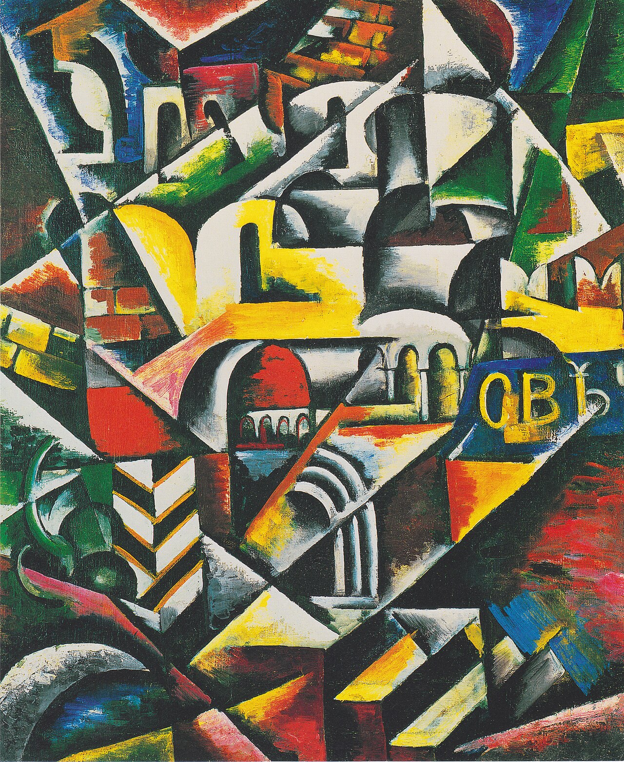 Kubistische Stadtlandschaft von Lyubov Popova
