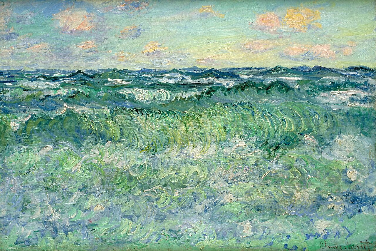 Marine Pourville (1881) Claude Monet - Abbaye de Flaran – Coll. Simonow (W662) von Claude Monet