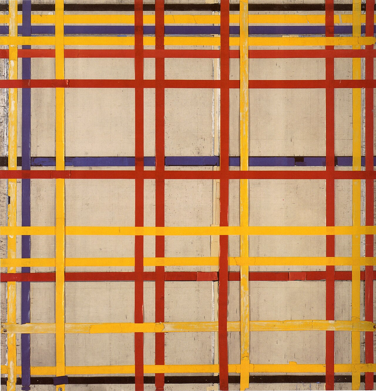 New York City I von Piet Mondrian