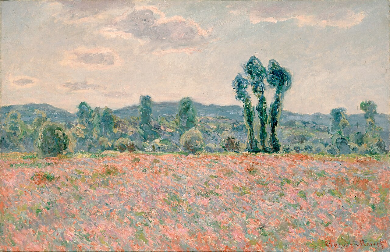 Poppy Field von Claude Monet