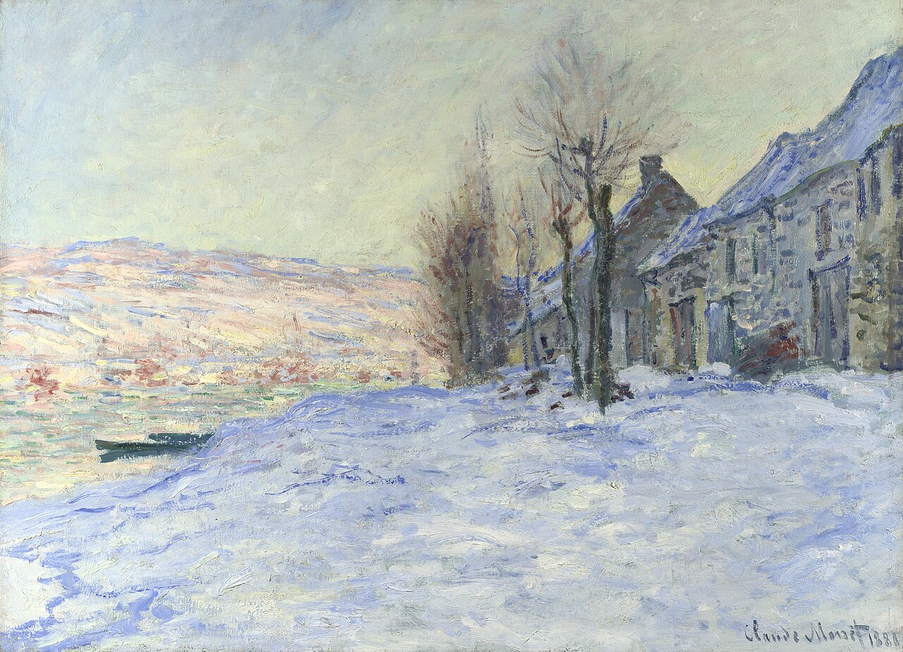 Lavacourt under Snow von Claude Monet