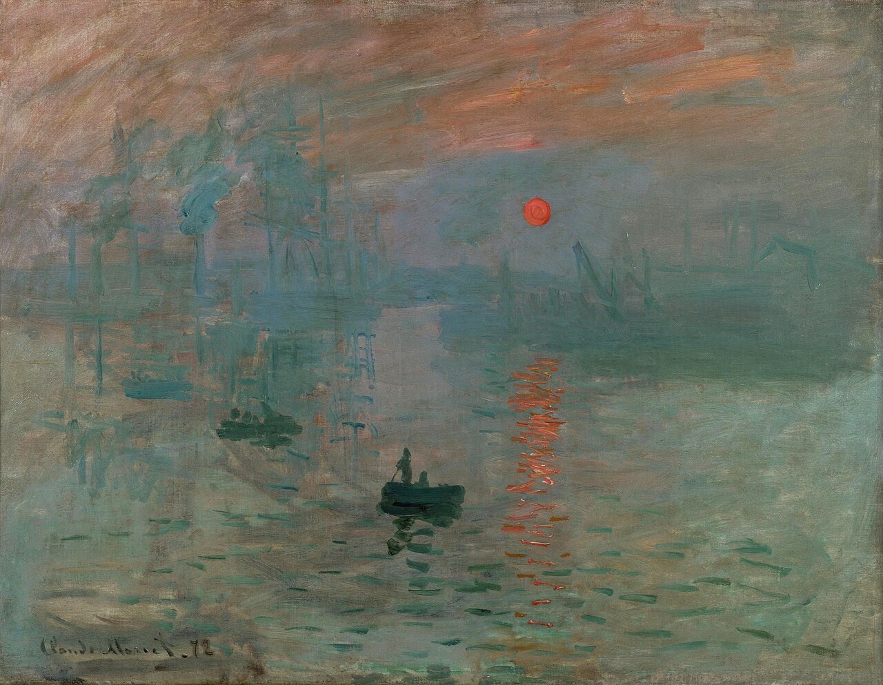 Impression, Sunrise von Claude Monet