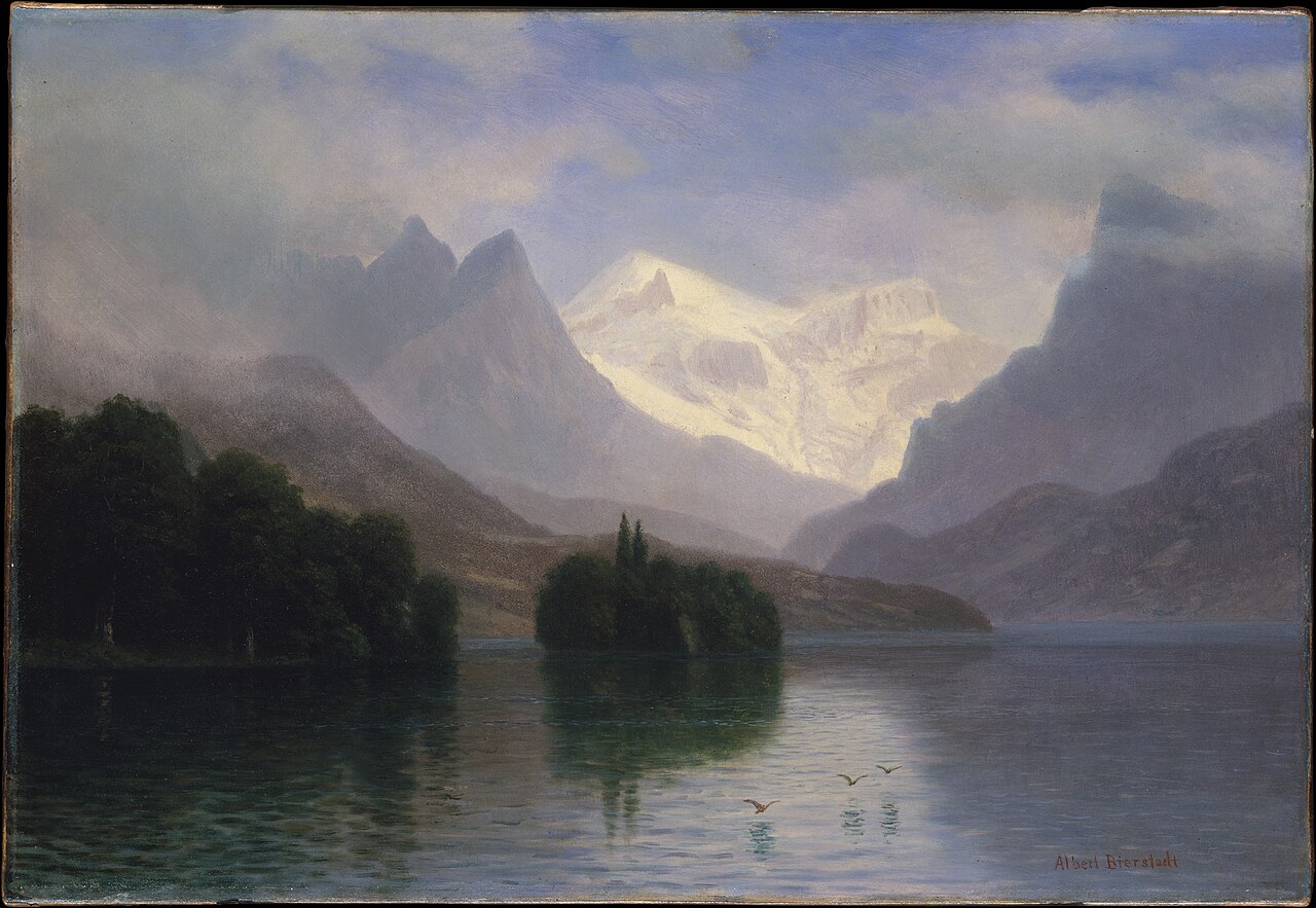 Mountain Scene von Albert Bierstadt