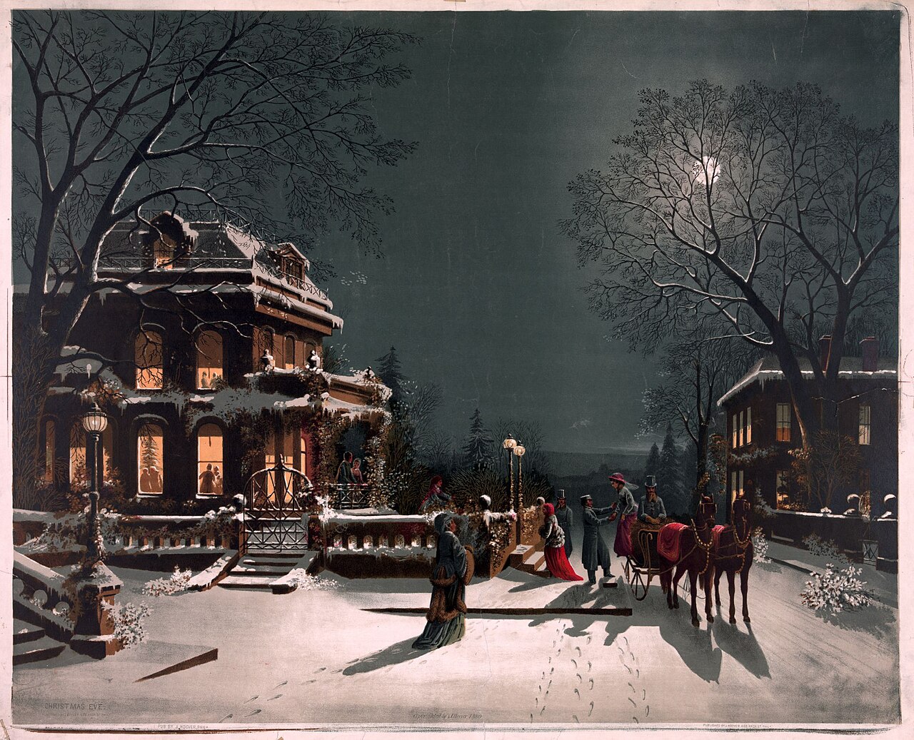 Christmas Eve by J. Hoover, no date von Published by J. Hoover, Philadelphia
