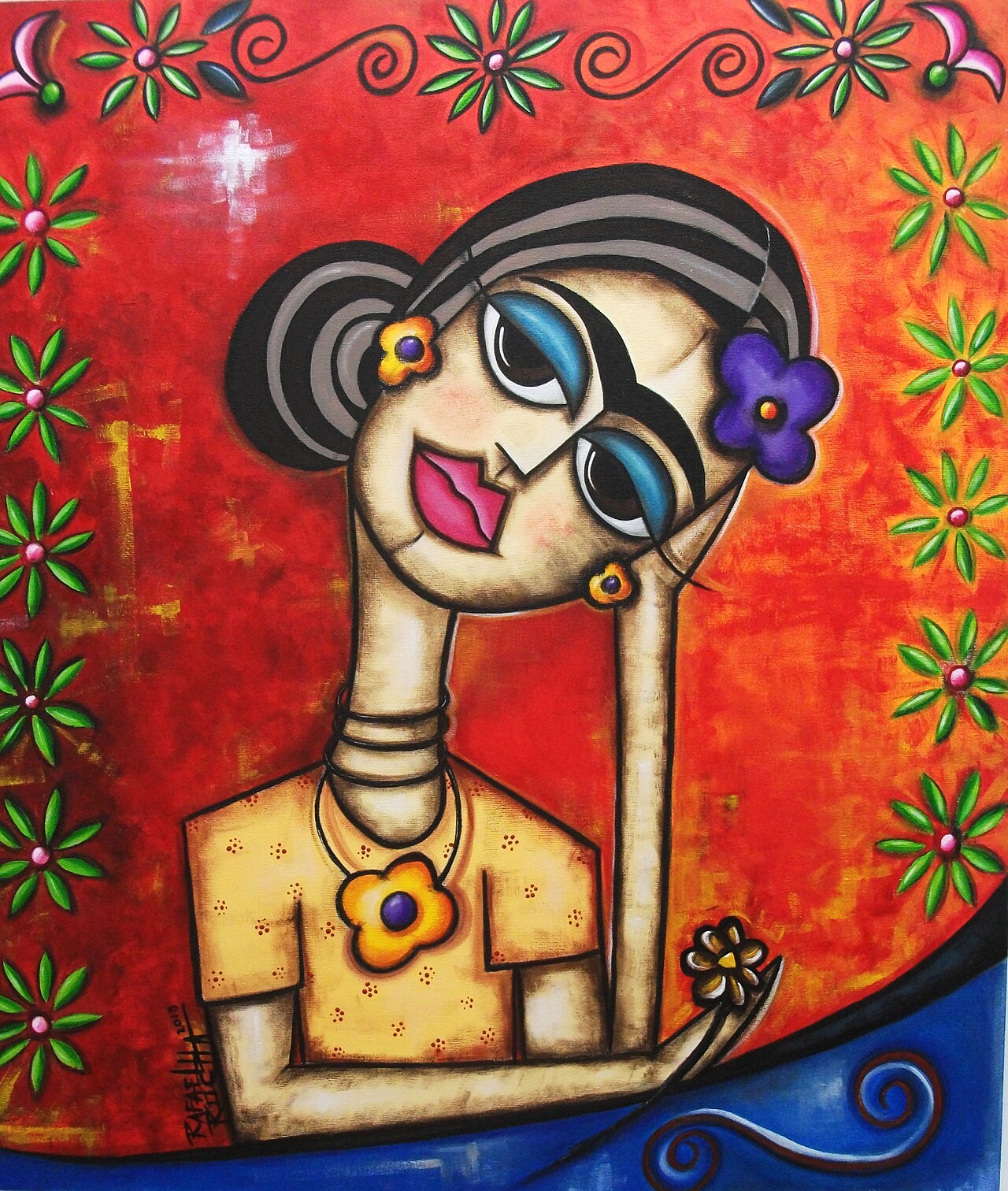 O Reflexo de Frida Kahlo von Paula4348