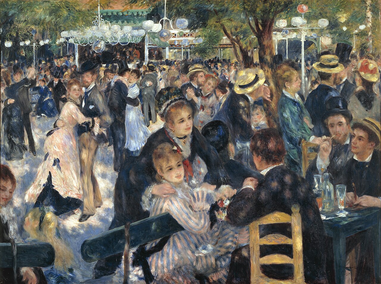 Bal du moulin de la Galette von Pierre-Auguste Renoir