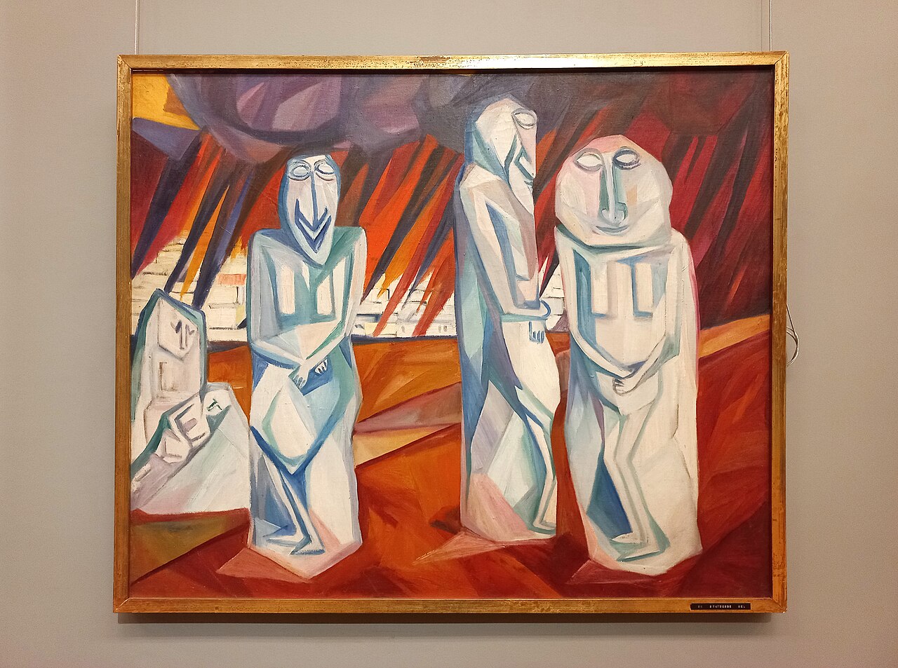 Pillars of salt by N.Goncharova (1909-10, GTG) FRAME by shakko von shakko