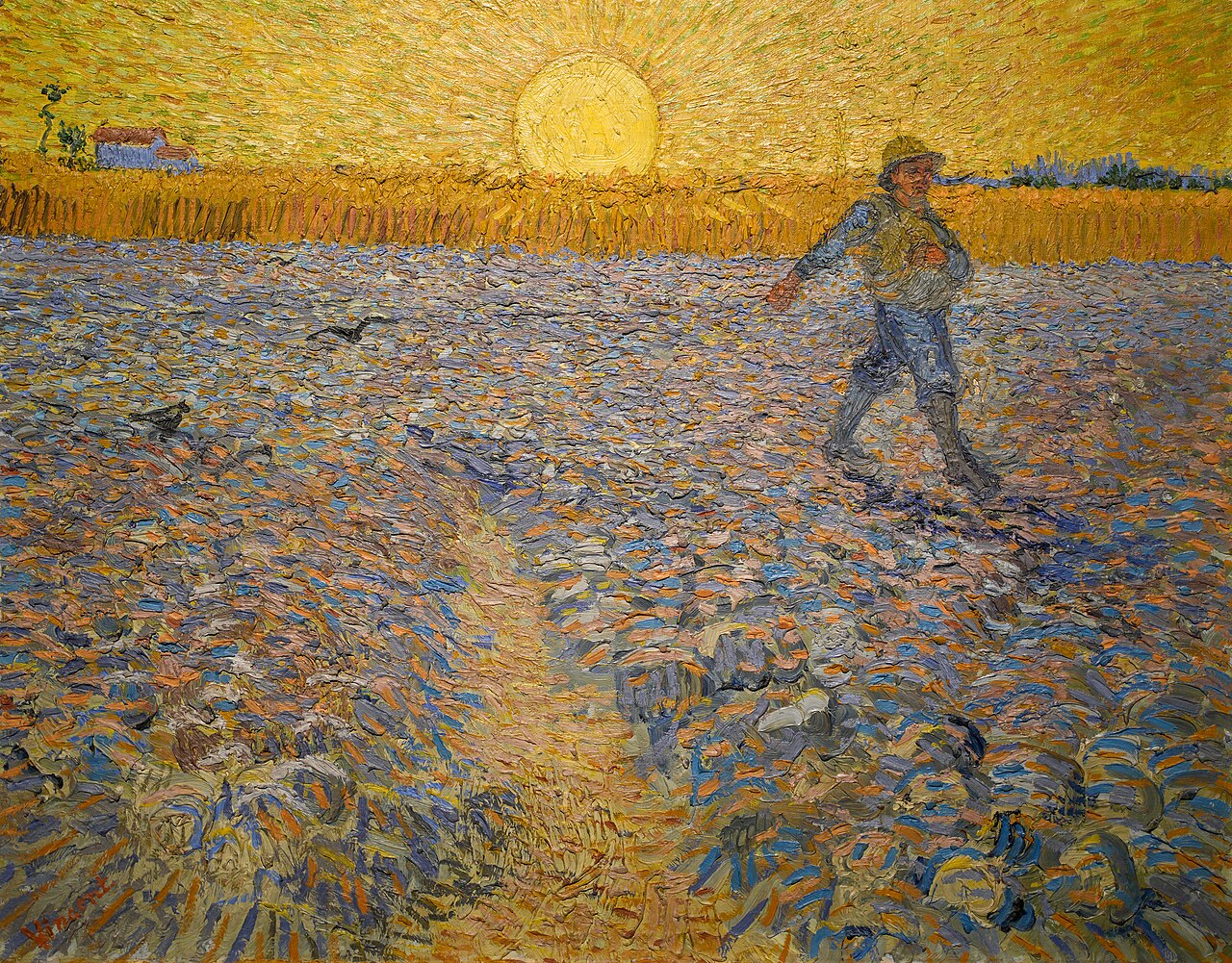 The Sower (Sower at Sunset) von Vincent van Gogh