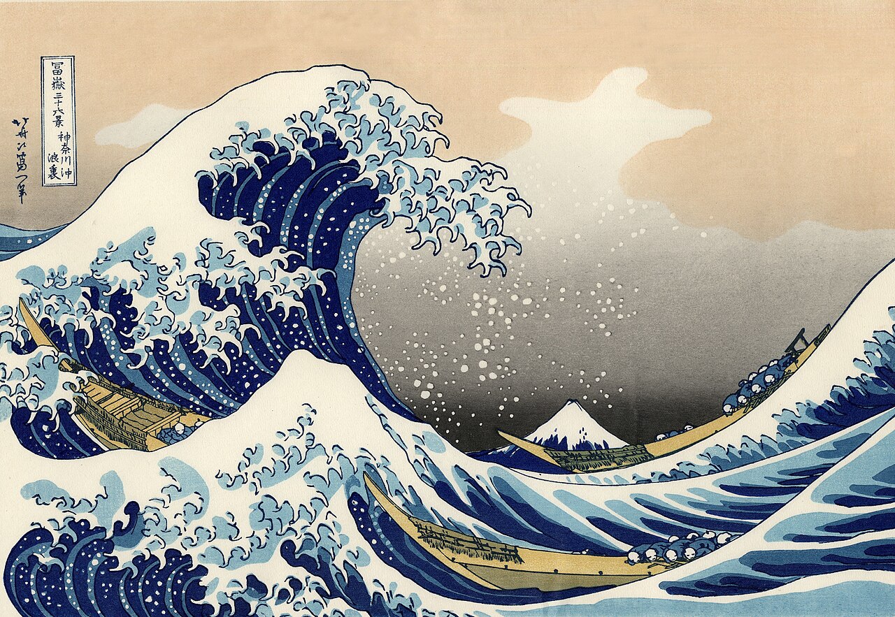 The Great Wave off Kanagawa von Katsushika Hokusai