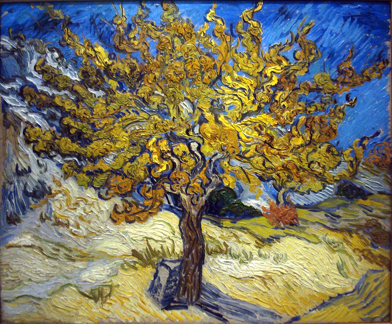 The Mulberry Tree by Vincent van Gogh von Razimantv at Malayalam Wikipedia