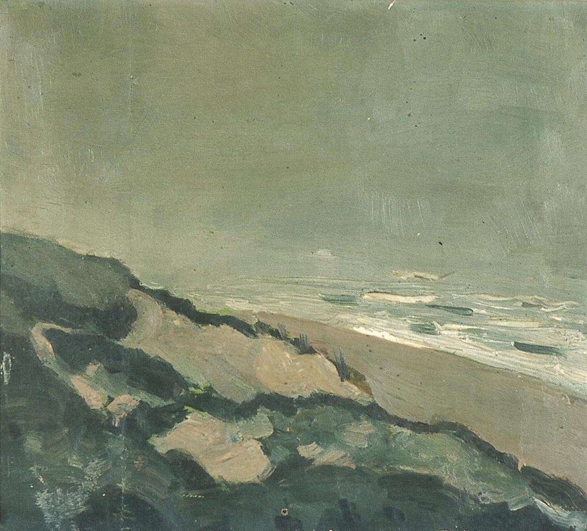 Dunes and sea von Theo van Doesburg