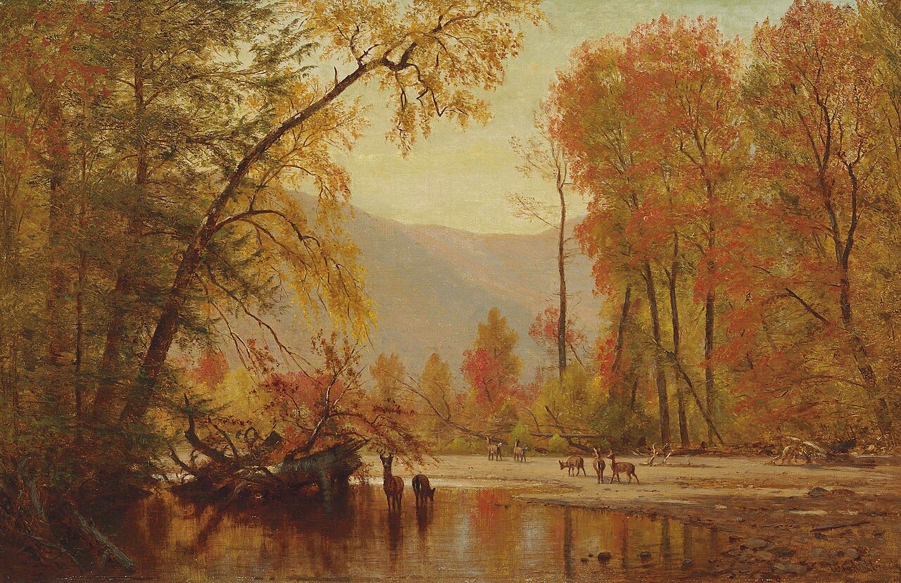 Autumn on the Delaware von Worthington Whittredge