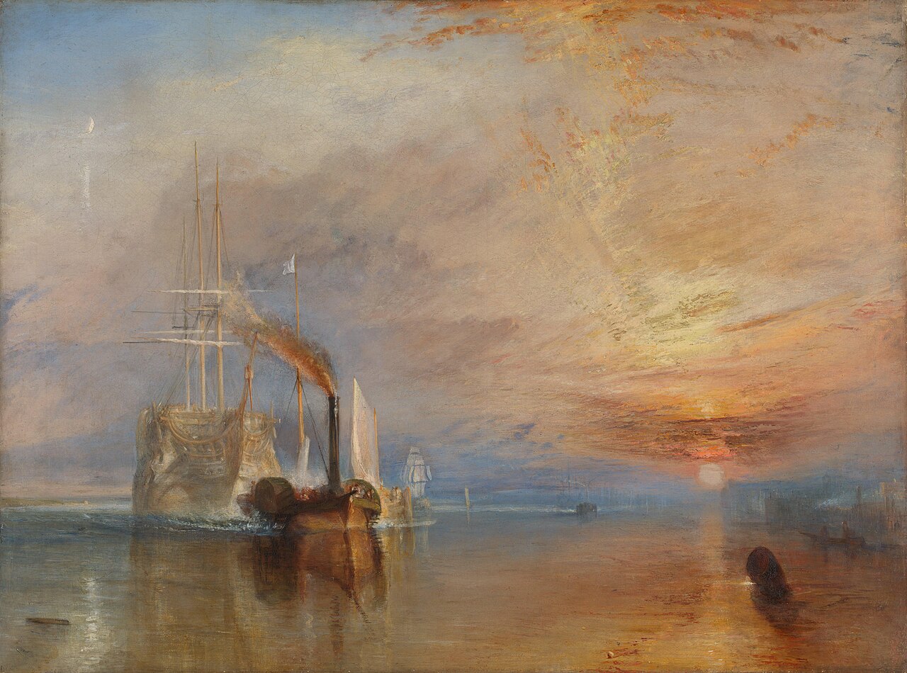The Fighting Temeraire tugged to her last berth to be broken up, 1838 " tugged to her last Berth to be broken up von J. M. W. Turner
