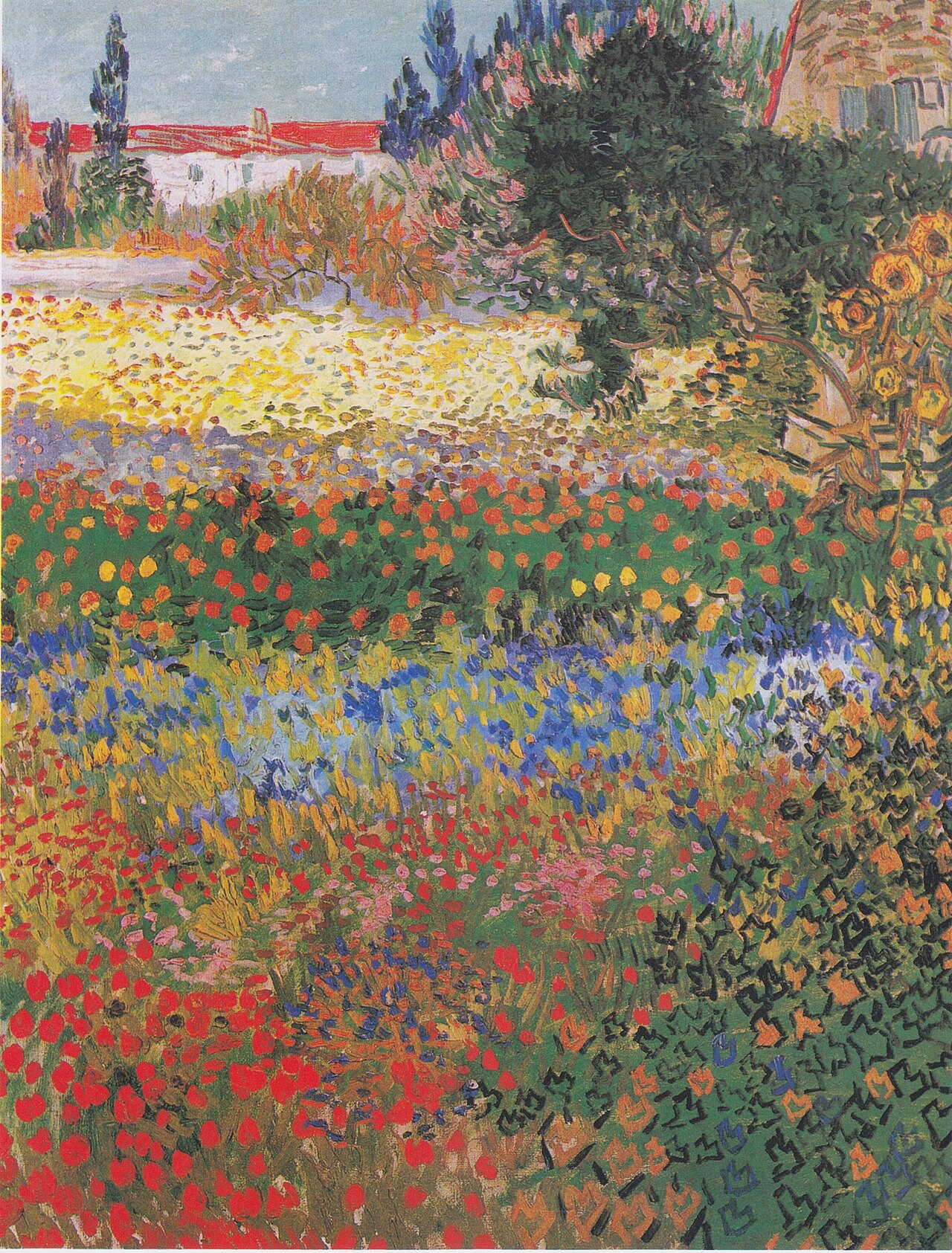 Flowering Garden von Vincent van Gogh