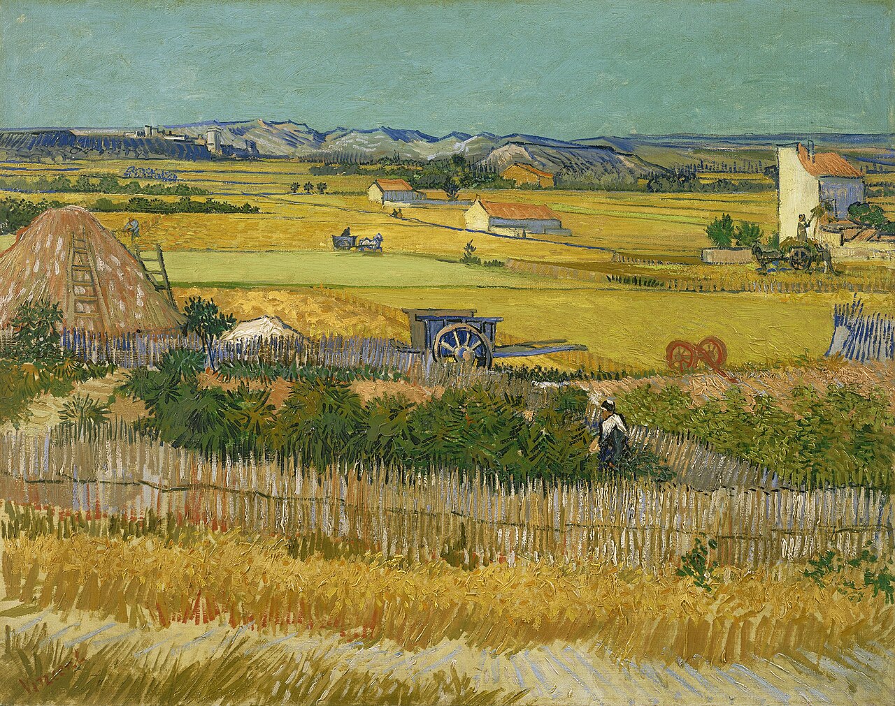 The harvest von Vincent van Gogh