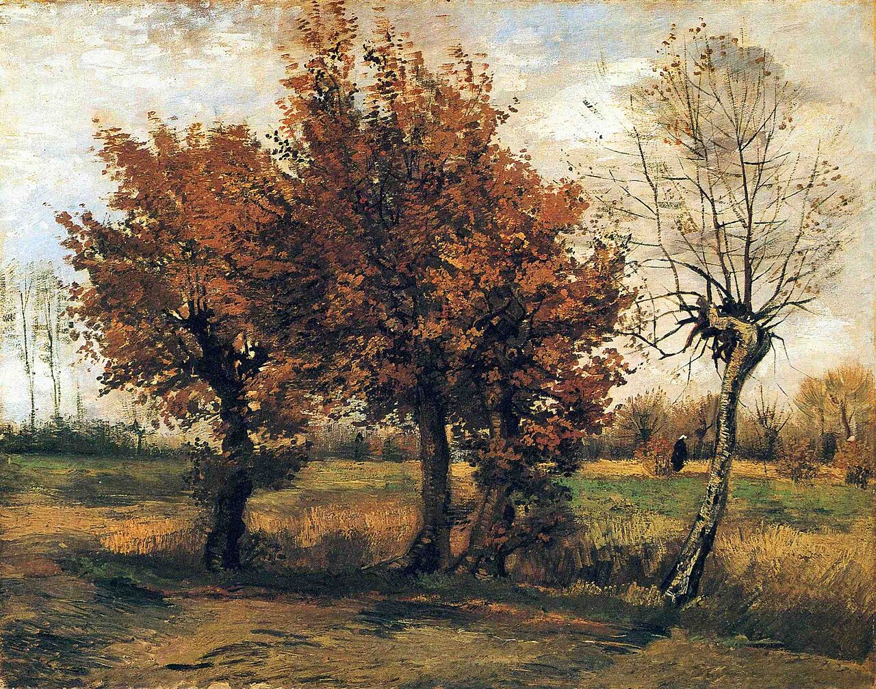 Autumn landscape / Autumn Landscape with Four Trees von Vincent van Gogh