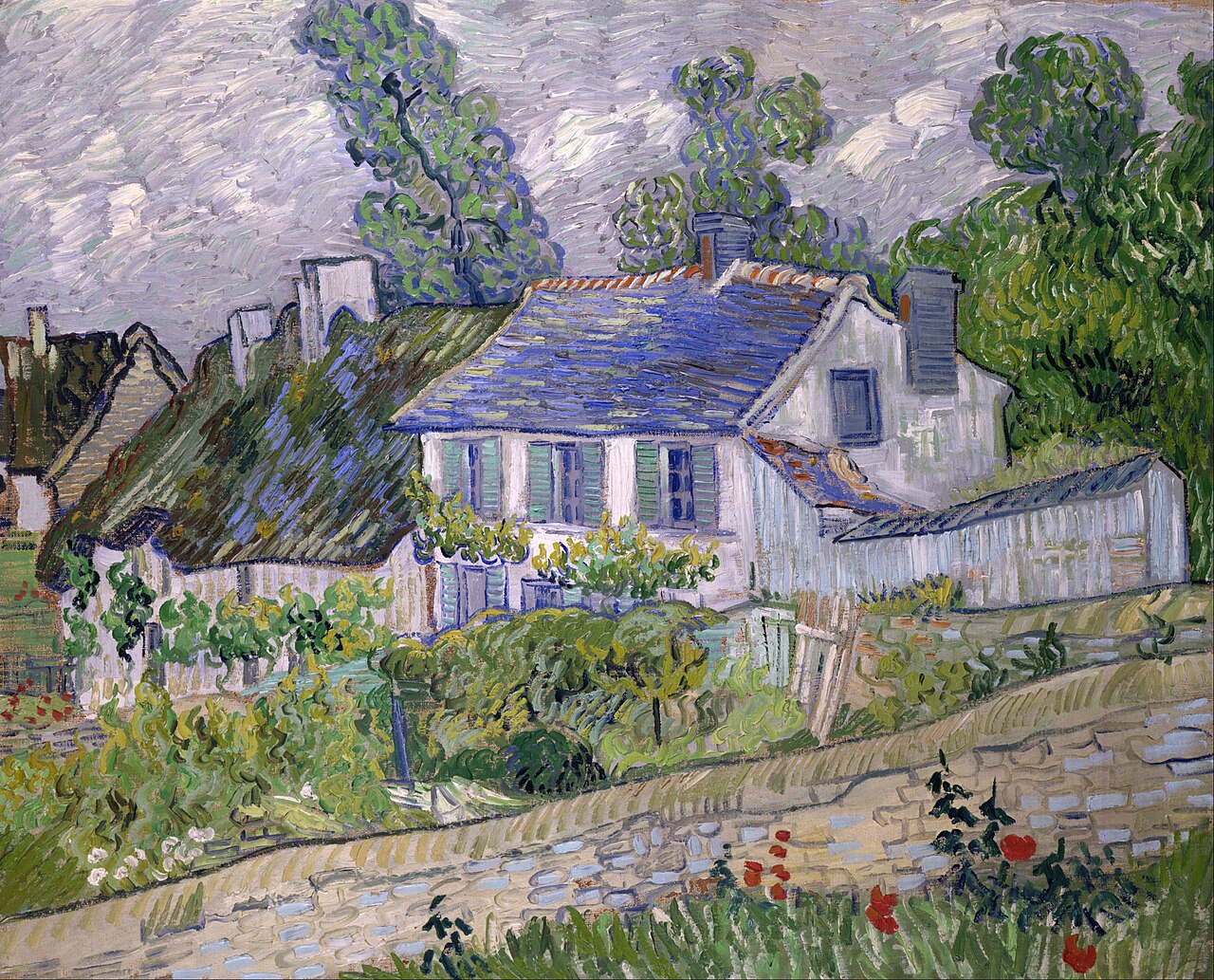 Houses at Auvers / Houses in Auvers von Vincent van Gogh