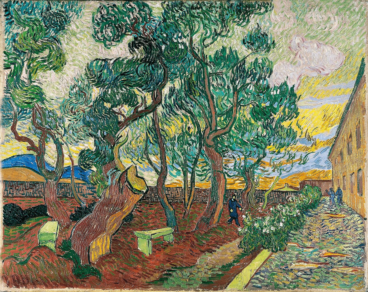 The Garden of Saint-Paul Hospital von Vincent van Gogh