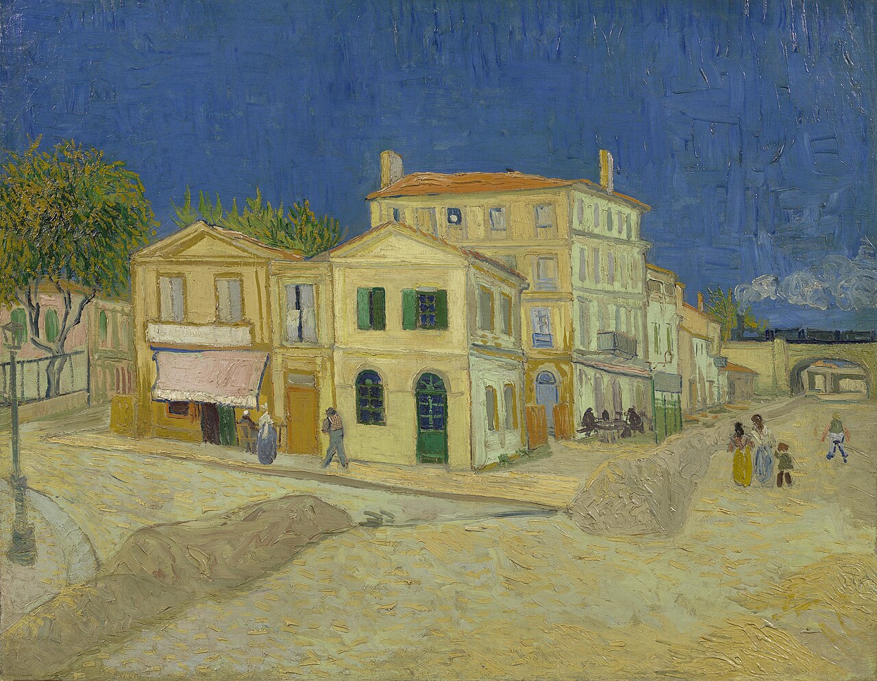 The yellow house ('The street') von Vincent van Gogh