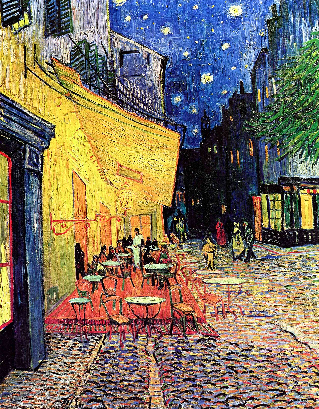 Café Terrace at Night von Vincent van Gogh