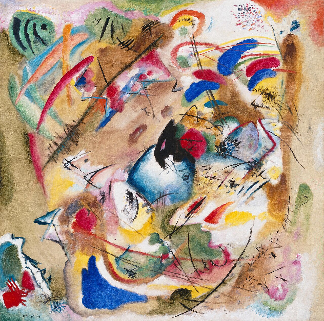 Träumerische Improvisation Dreamy Improvisation von Wassily Kandinsky